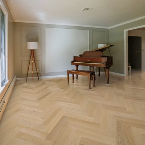 Nuvelle Madera Herringbone Husk Engineered Hardwood Flooring Swatch Nuvelle Madera Herringbone Husk herringbone hardwood flooring color swatch