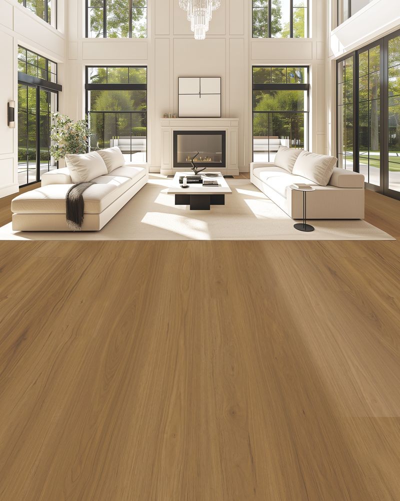 Nuvelle Nu Edge Coconut Cream Waterproof Laminate Flooring Swatch Nuvelle Nu Edge Coconut Cream laminate flooring color swatch